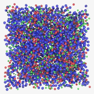Simulating Polydispersed Mixtures Of Faceted Nanoparticles