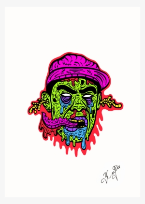 Zombie Tyler The Creator A3 Print - Tyler, The Creator