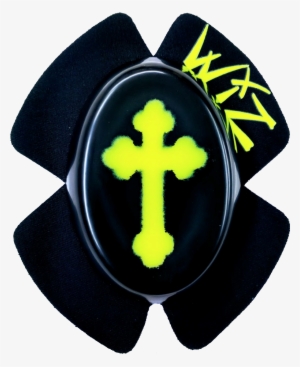 Gothic Cross - Knieschleifer Rot