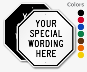 Open Palm Hand Silhouette Like Stop Sign Vector - Reserved Parking Tow Away Sign