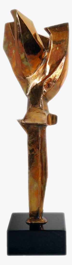 Edgar Britton Polished Bronze Maquette Sculpture, Genesis - Sculpture