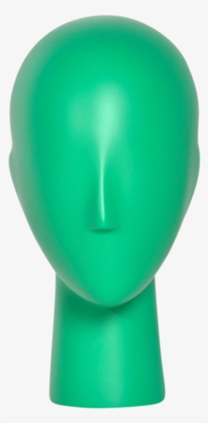 Abstract Female Head Form Jade Green