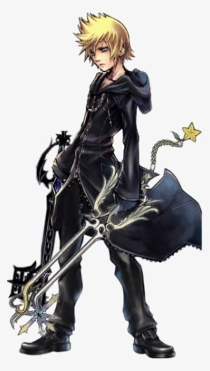 No Caption Provided - Roxas With Oathkeeper And Oblivion