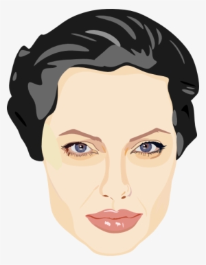 Angelina Jolie Clip Art At Clker - Angelina Jolie Vector Art