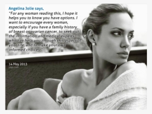 "for Any Woman Reading This, I Hope It Helps You To - Angelina Jolie Marie Claire 2012