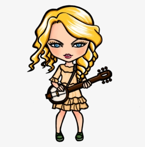 Taylor Swift Cartoon Drawing