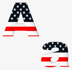 Letter, Abc, Alphabet, American, Flag, Stars, Stripes - Alphabet Couleur Des Drapeaux Du Monde Lettre L