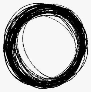 Circle Clipart Scribble - Black Circle Transparent Png