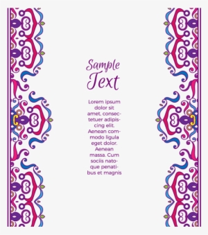 Vintage Background With Ornamental Frame, Mandala, - Frame Mandala