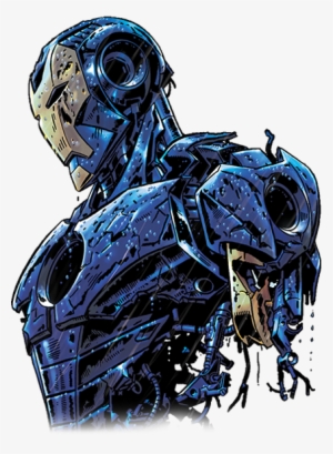 Marvel - Com - Blue Iron Man Comic