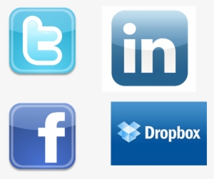 Twiter Linkedin And Icon - Logo Facebook Y Linkedin