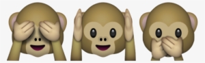 Such Sweet Emoji - Monkey Emojis See No Evil