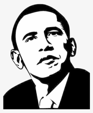 Obama Drawing - Obama Black And White Poster