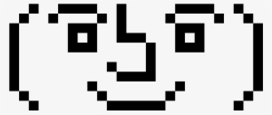 Creepy Lenny Face - Pixel Speech Bubble Kpop Png