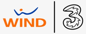Logo Wind Png - Wind Tre Logo Png