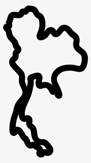 Thailand Map Png Picture Transparent Stock - Thailand Map Icon Png