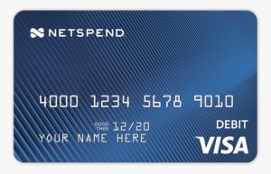 Netspend Visa® Prepaid Card - Black Card
