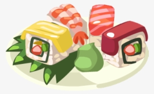 Rainbow Sushi - Rainbow Sushi Clip Art
