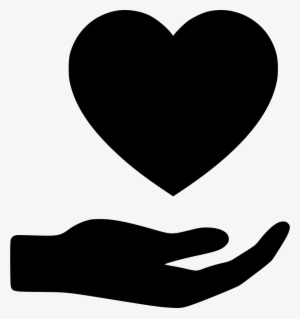 Hand Heart Comments - Hand With Heart Icon
