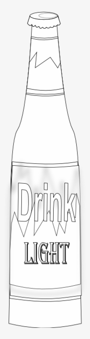 Beer Bottle Black White Line Art 555px 50 - G & H Body Milk
