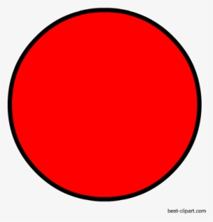 Red Circle Free Clip Art Image - Nps Suriname