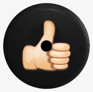 Jeep Wrangler Jl Backup Camera Day Thumbs Up Emoji - Pink Circle