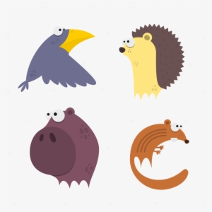 Cute Animals Vector Set - Cute Animals Vector Png