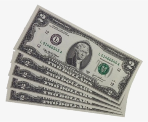 Two Dollar Bills - 5 2 Dollar Bills