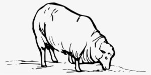 Free Vector Earting Sheep Clip Art - Sheep Clip Art