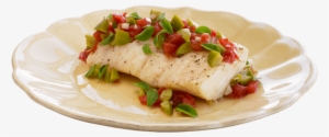 Plate - Baked Fish Fillet Png