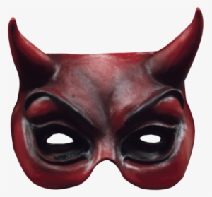 Devil Horns Transparent Background Download - Evil Halloween Half Mask