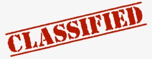 Classified Stamp Transparent