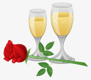 Flûtes De Champagne - Transparent Champagine Glasses Png