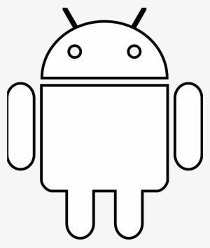 Amd Clipart - Android Logo White Svg