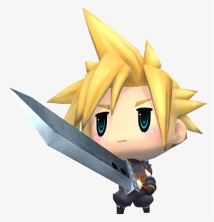 Woff Cloud Strife - Cloud Strife World Of Final Fantasy