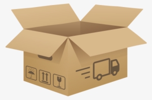 Open Cardboard Box Png Clip Art Image - Caja De Envio Png