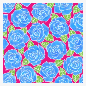 Dense Rose Watercolor Blue - Floribunda