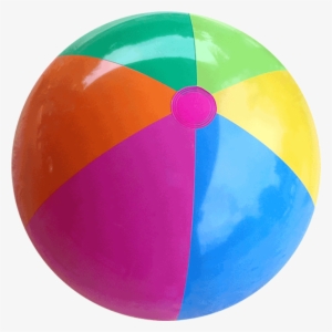 Beach Ball Purple Orange Blue - Balloon Beach Png