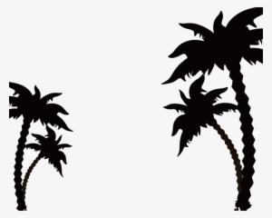 Coconut Tree Silhouette Vector Png Clipart Clip Art - Coconut Tree Silhouette Vector Png