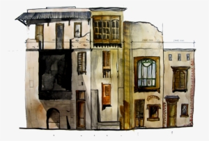 Street Elevation 3 Alley - Portable Network Graphics