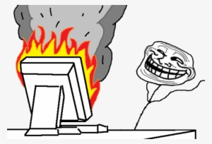 , Trollface Computer ) - Troll Face Computer Gif