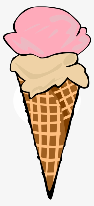 Ice Cream Sundae Clipart - Waffle Cone Clip Art