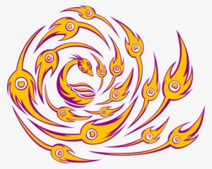 Peacock, Bird, Abstract, Fire, Symbol, Imagination - Burung Api Vektor