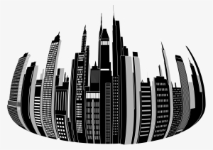 This Free Icons Png Design Of Distorted City Skyline