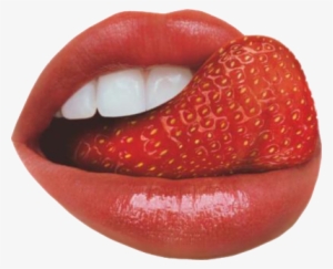 Tongue Png - Lips With Strawberry Tongue