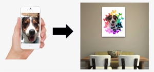 Pet Portrait From Photo - Off The Beaten Path Wall Art