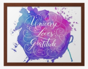 Hand-drawn Calligraphy Lettering On A Watercolor Background - Motivational Watercolor Desktop Wallpaper Hd Quotes