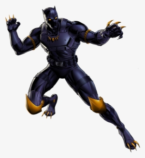 Black Panther Marvel Transparent Png - All Black Panther Suits