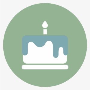 Icon Cake One Candle - Sign