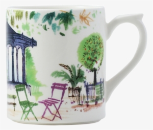 Mug - Paris - Gien France Jardins Extraordinaires Mug Paris 10 Oz